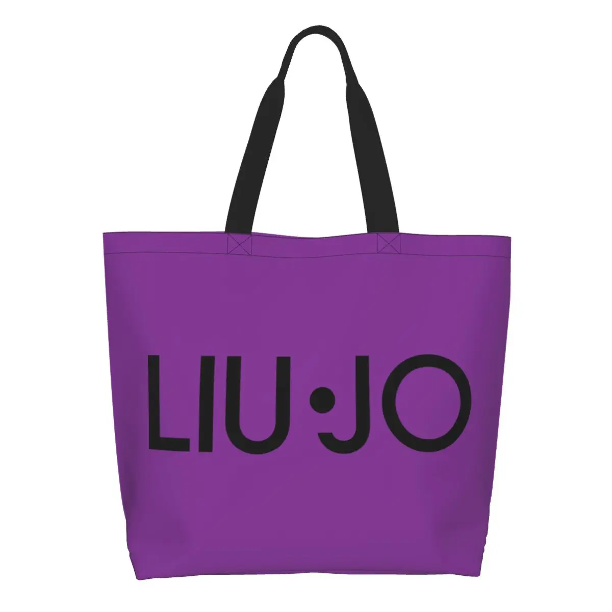 Kawaii Print Liu Jos Logo Tote Shopping Bags Reusable Canvas Shopper Shoulder Handbag