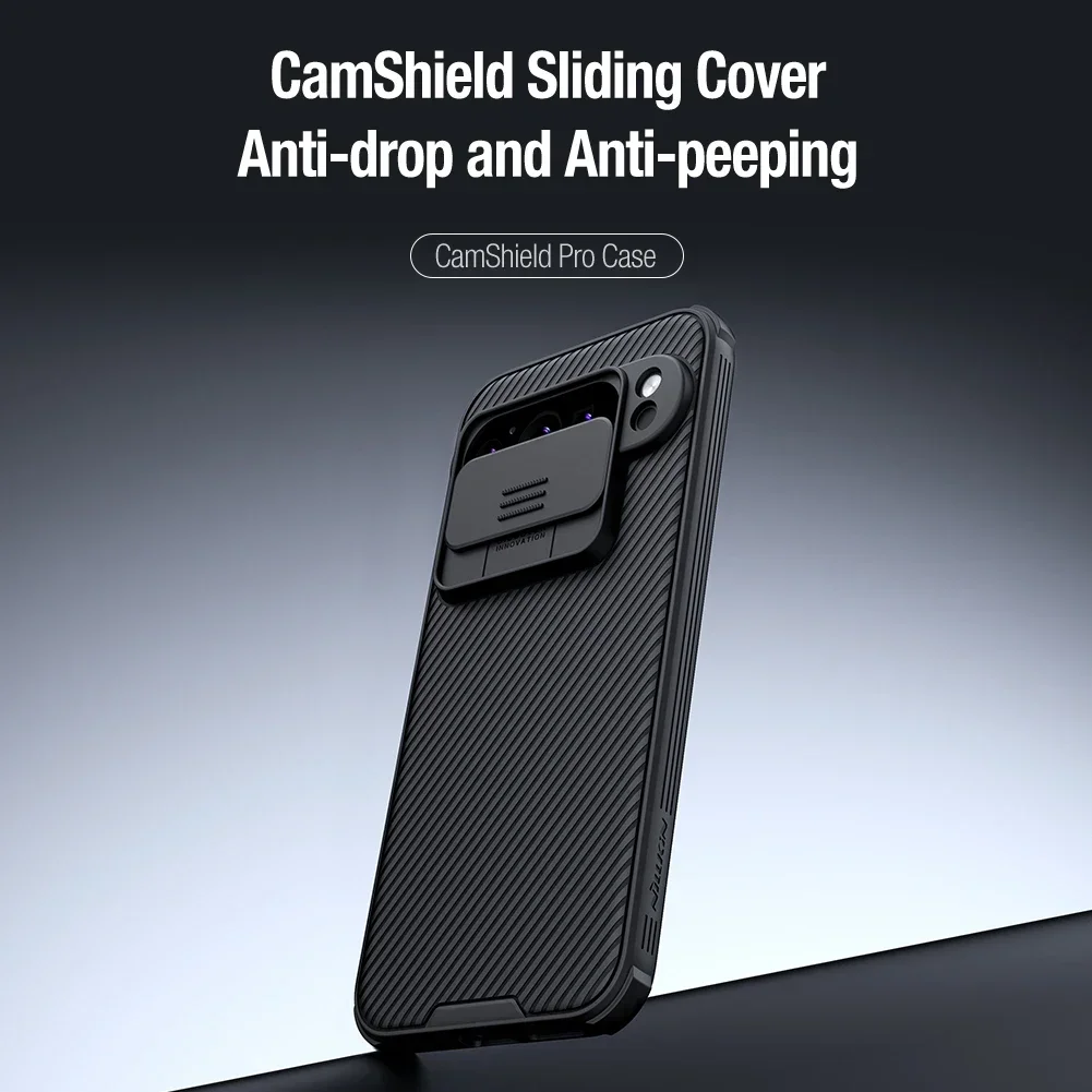 

For Google Pixel 9 Pro XL / 9 Pro 5G Case Nillkin CamShield Pro Slide Camera Cases Ultra-Thin Privacy Lens Protection 360 Cover