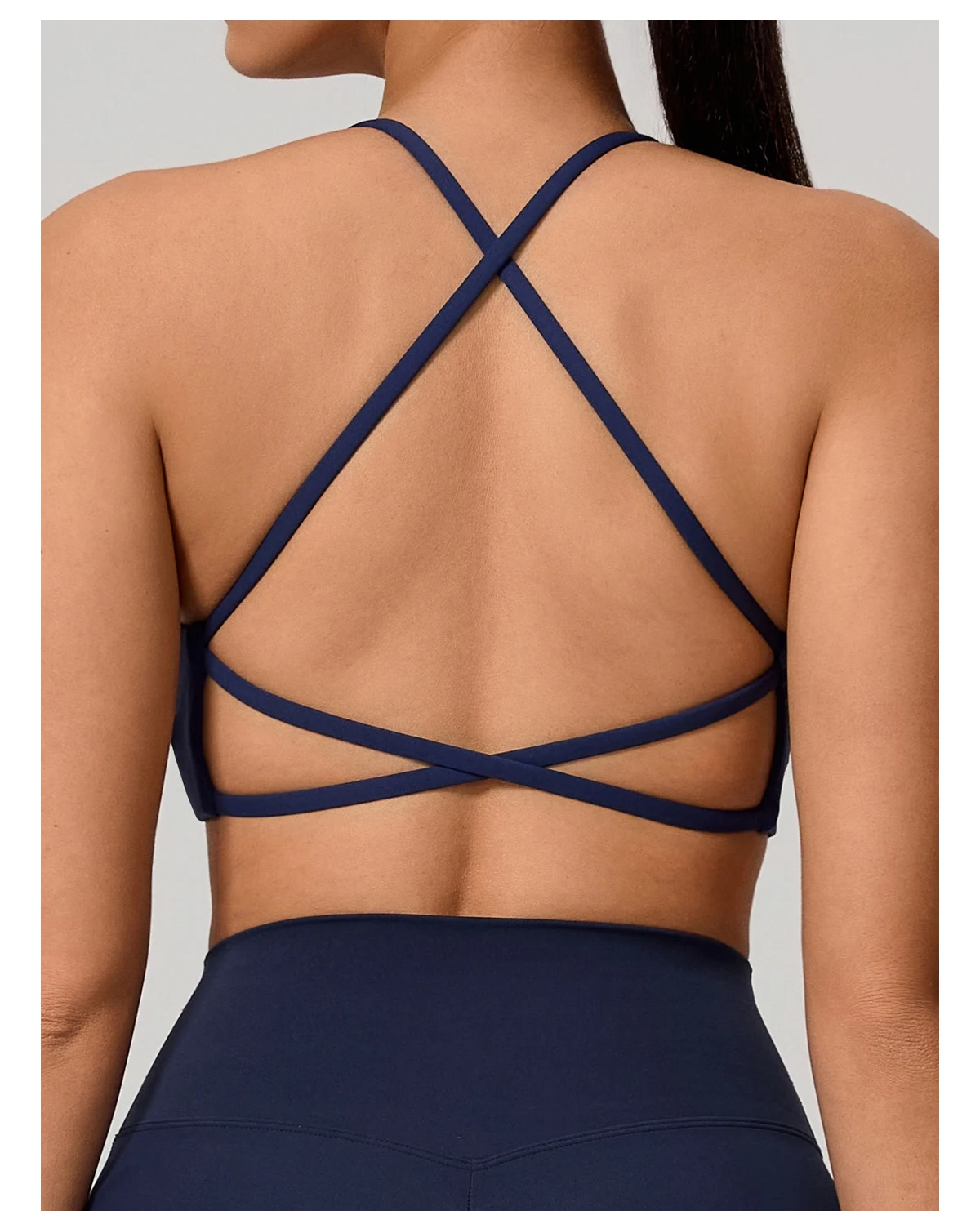 Hearuisavy Sommer Sexy Gym-Top für Damen, Lauf-BH mit Rückenkreuzung, Yoga-BH, Sport-BH, atmungsaktive Push-Up-Unterwäsche, Fitness-Workout-Top – Detail 37