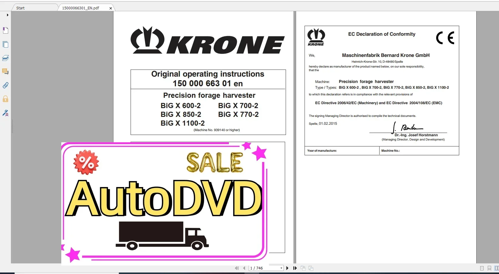 

АвтоDVD Krone Сельскохозяйственный 16,7 ГБ Все модели Руководство по эксплуатации Обновлено 06.2021