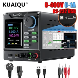 KUAIQU 400V 600V 800V 1000V 1A 0.5A High Voltage USB/RS232 Programmable Voltage Stabilizing DC Power Supply For Inverter Testing