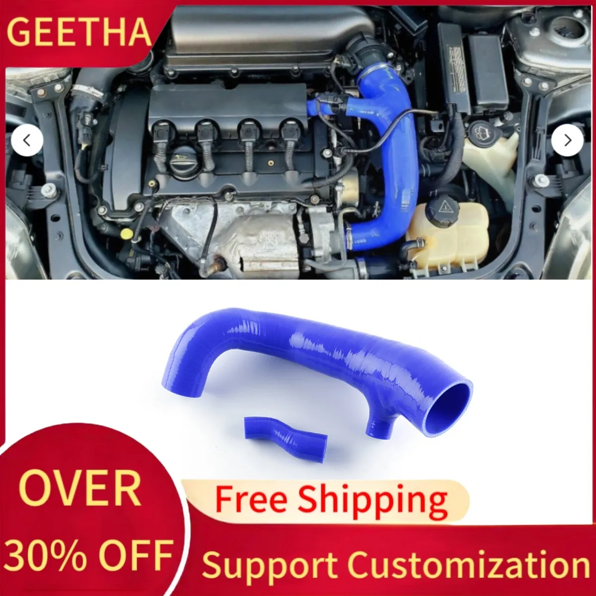 Silicone Intake Inlet Hose For Mini Cooper S R55 R56 R57 Turbo With N14 Engines 2007-2012 2008 2009 2010 2011