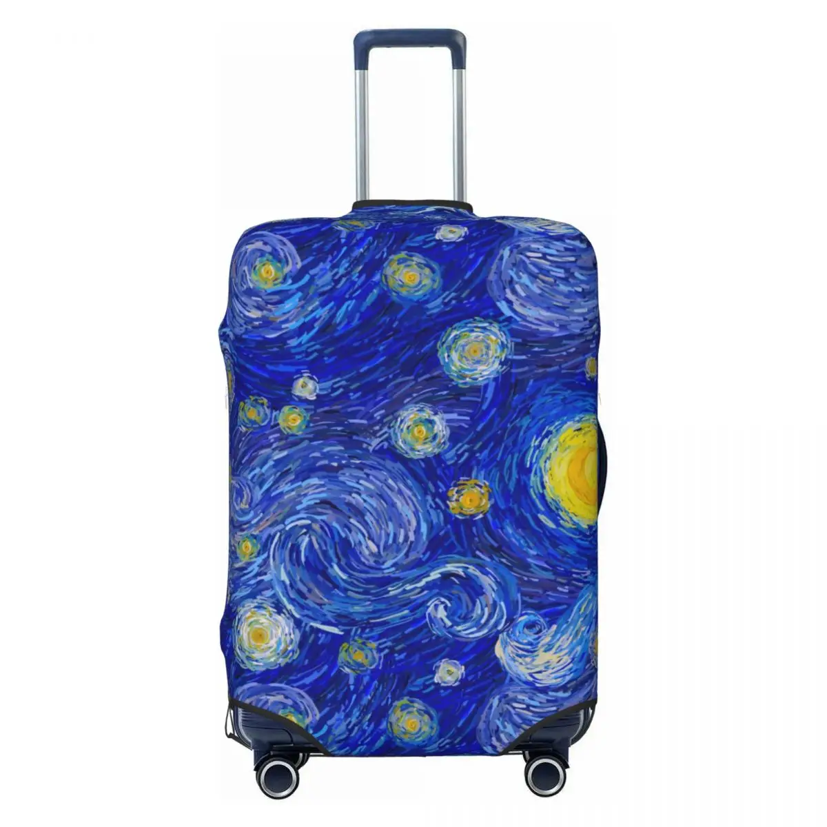 

Custom Van Gogh The Starry Night Luggage Cover Protector Fashion Travel Suitcase Covers for 18-32 Inch