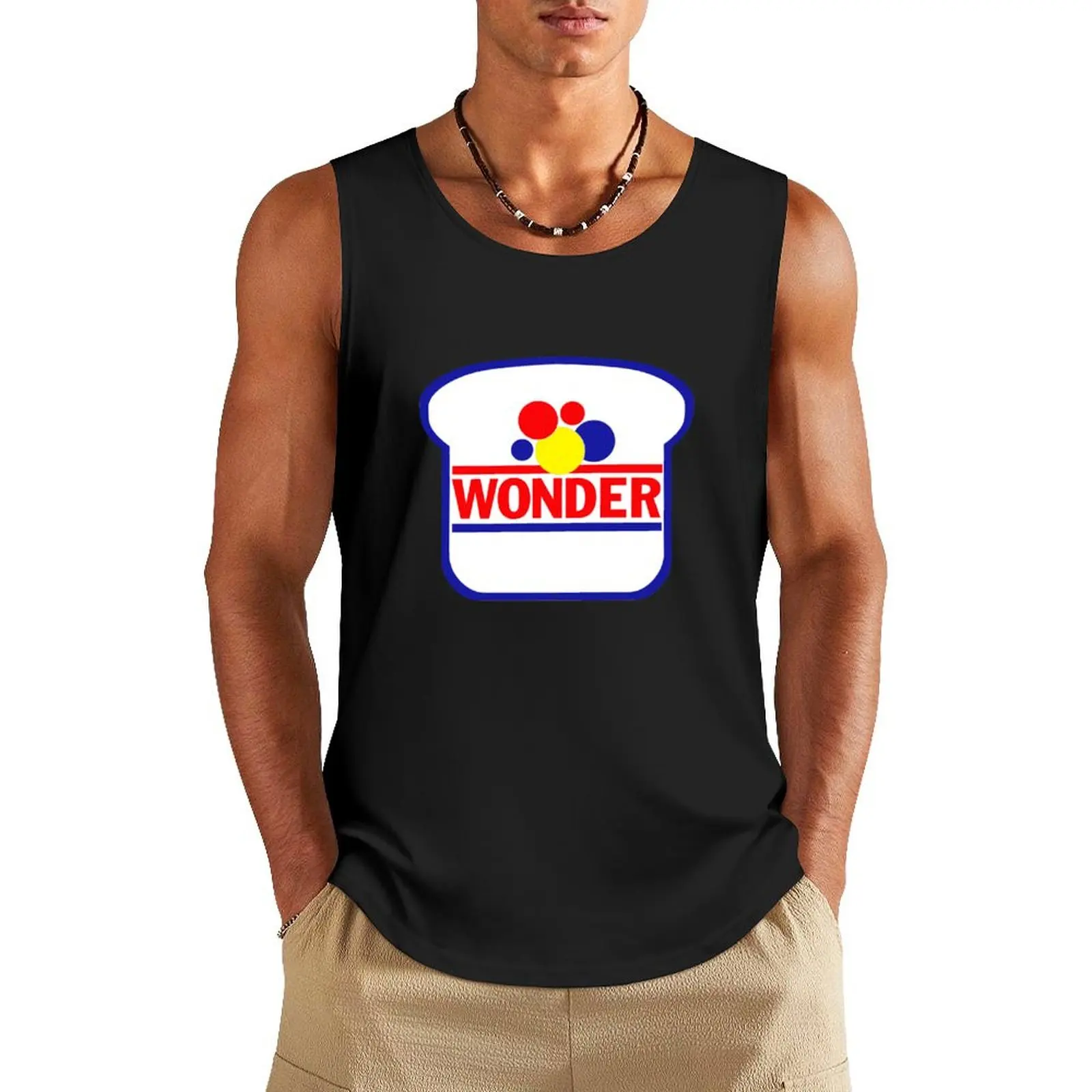 

Wonder Bread Tank Top sleeveless shirt man gym Men's clothing