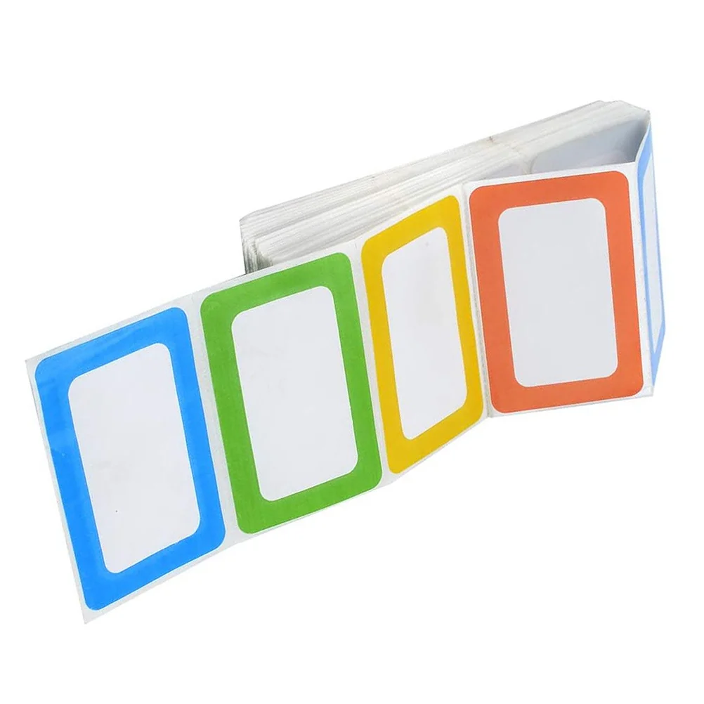 150 قطعة فارغة للكتابة فرز العلامات لاصق الشارات لملفات التوابل رفوف صناديق عملية طويلة الأمد استخدام اسم ملصقات العلامة #1