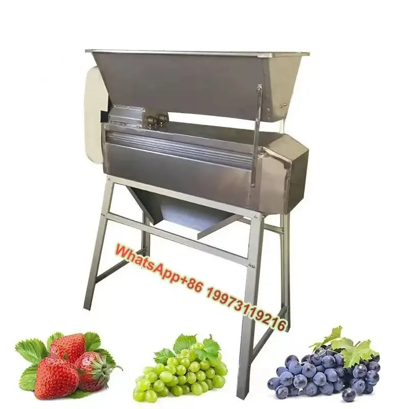 

Автоматическая машина для разделения мяса стебля, разрушитель винограда с дробильной машиной, сепаратор целлюлозы, машина для разрушения измельчения винограда