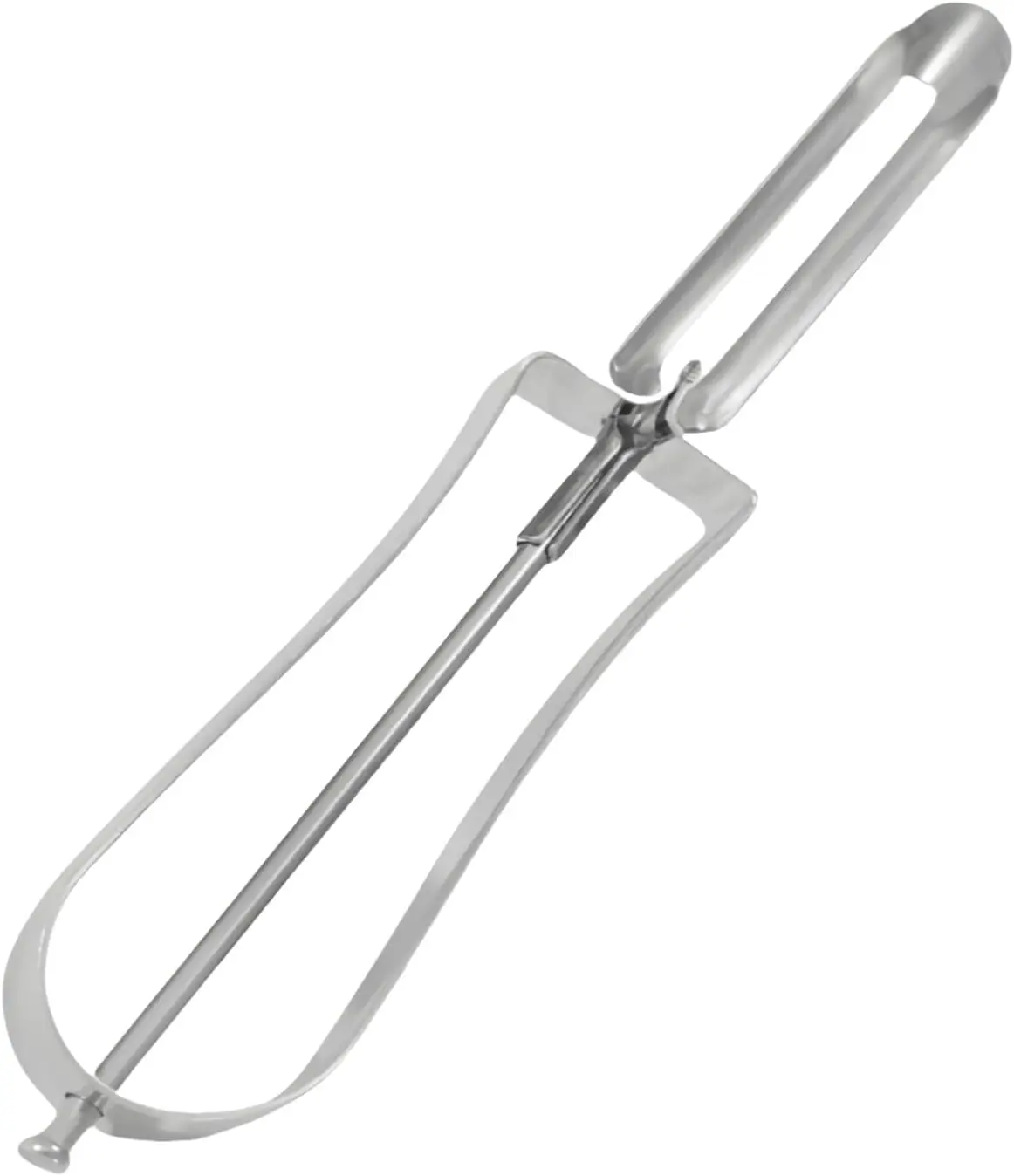 Professional Stainless Steel Peeler - Swivel Blade, Ergonomic Handle, Potato Eye Remover - Commercial Grade Vegetable Peeler for Potatoes, Carrots, Apples - Dishwasher Safe
