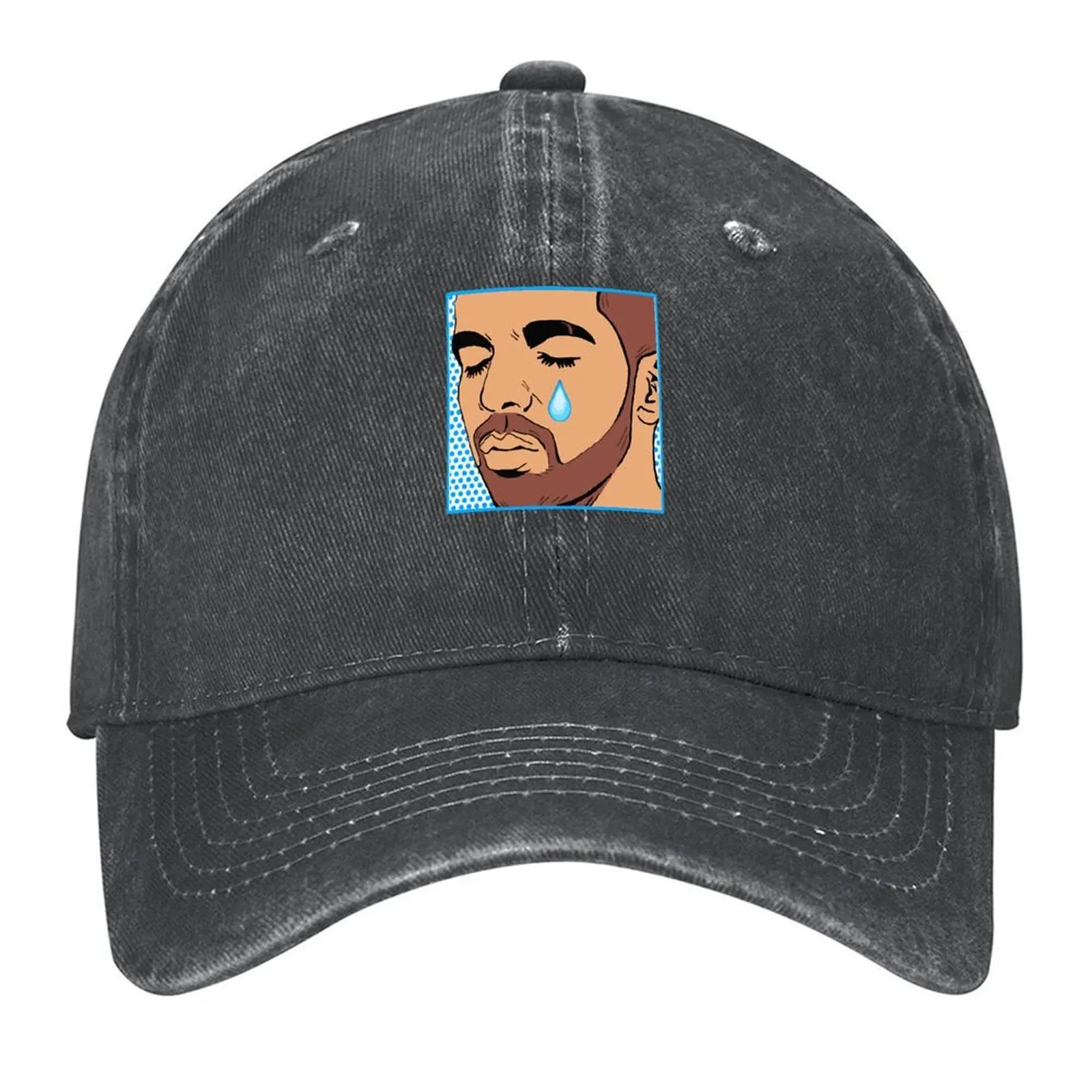 

Crying Drake (Cartoon Design) Baseball Cap Wild Ball Hat Fishing cap Winter hat Hat Man Luxury Women Beach Fashion Men's