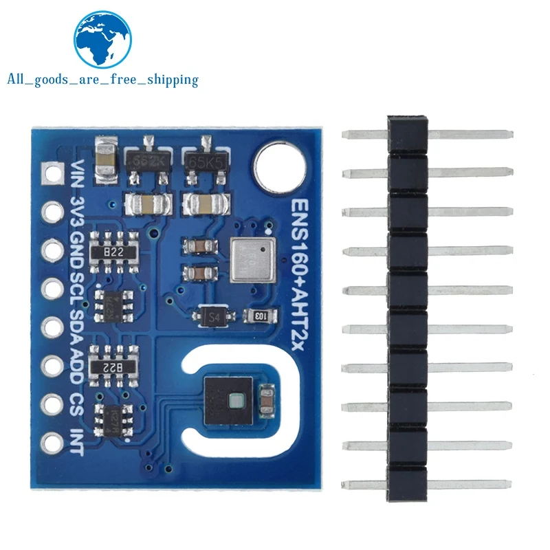 Imagem -06 - Dióxido de Carbono para Arduino Tvoc Qualidade do ar e Temperatura e Umidade Sensor Ens160 Aht21 Ccs811 Co2