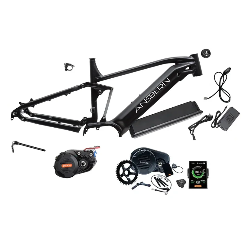 

Hot Sale Full Suspension 26/29 Inch Fat Mtb Frame 48v 1000w M620 Mid Drive Enduro Aluminum Mountain Bike Frame