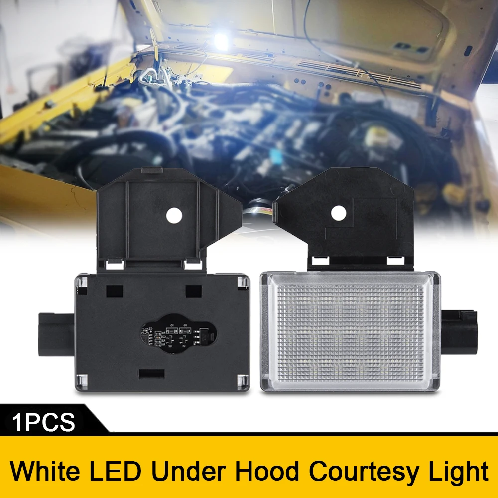 For Chevrolet Silverado Dodge Ram 1500 2500 3500 4500 5500 Jeep Wrangler Grand Cherokee LED Under Hood Courtesy Interior Light