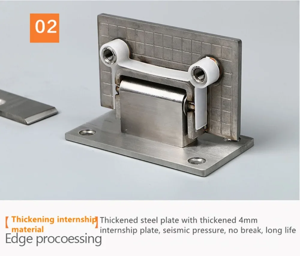 

Петля для стеклянных душевых дверей из нержавеющей стали, 90 градусов, для безрамных дверей ванной комнаты