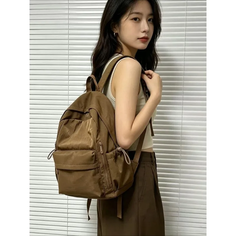 2026 New Large Capacity Versatile Leisure Outdoor Student Backpack Fashion Travel Double Backpack