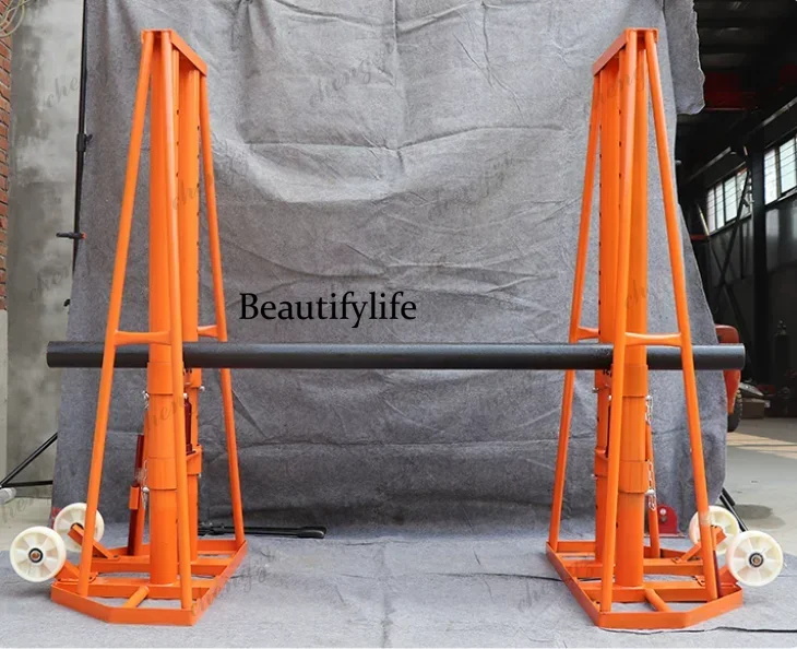 AB AB02  electric power hydraulic porous electrical cable pay-off frame Fiber optic portal tray frame Small spiral pay-off brack