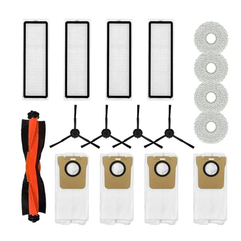 

AC39-Main Roller Brush HEPA Filter Side Spin Brush Mop Cloths Rag For Dreame X20 Pro Vacuum Spare Parts Accessory Replacement