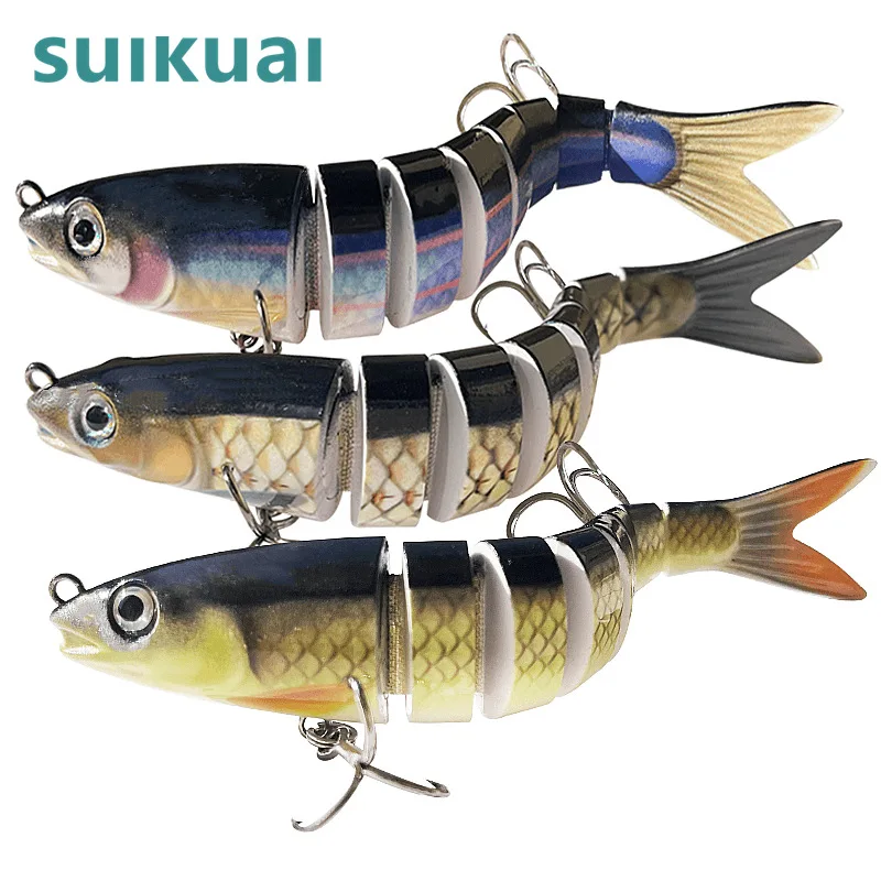 

13.5cm19g sinking multi-section fish lure bait fake bait lure fishing gear minnow cheap fashionable fishing