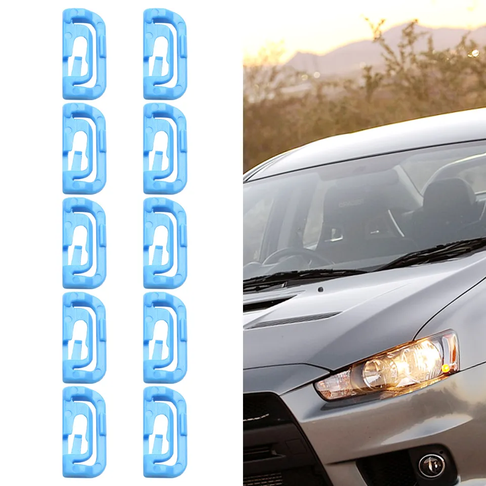 10Pcs Windshield Spacer Retainer Clip Regulator Bracket For Mitsubishi MB814151 10Pcs Windshield Spacer Retainer Clip Regulator Bracket For Mitsubishi MB814151