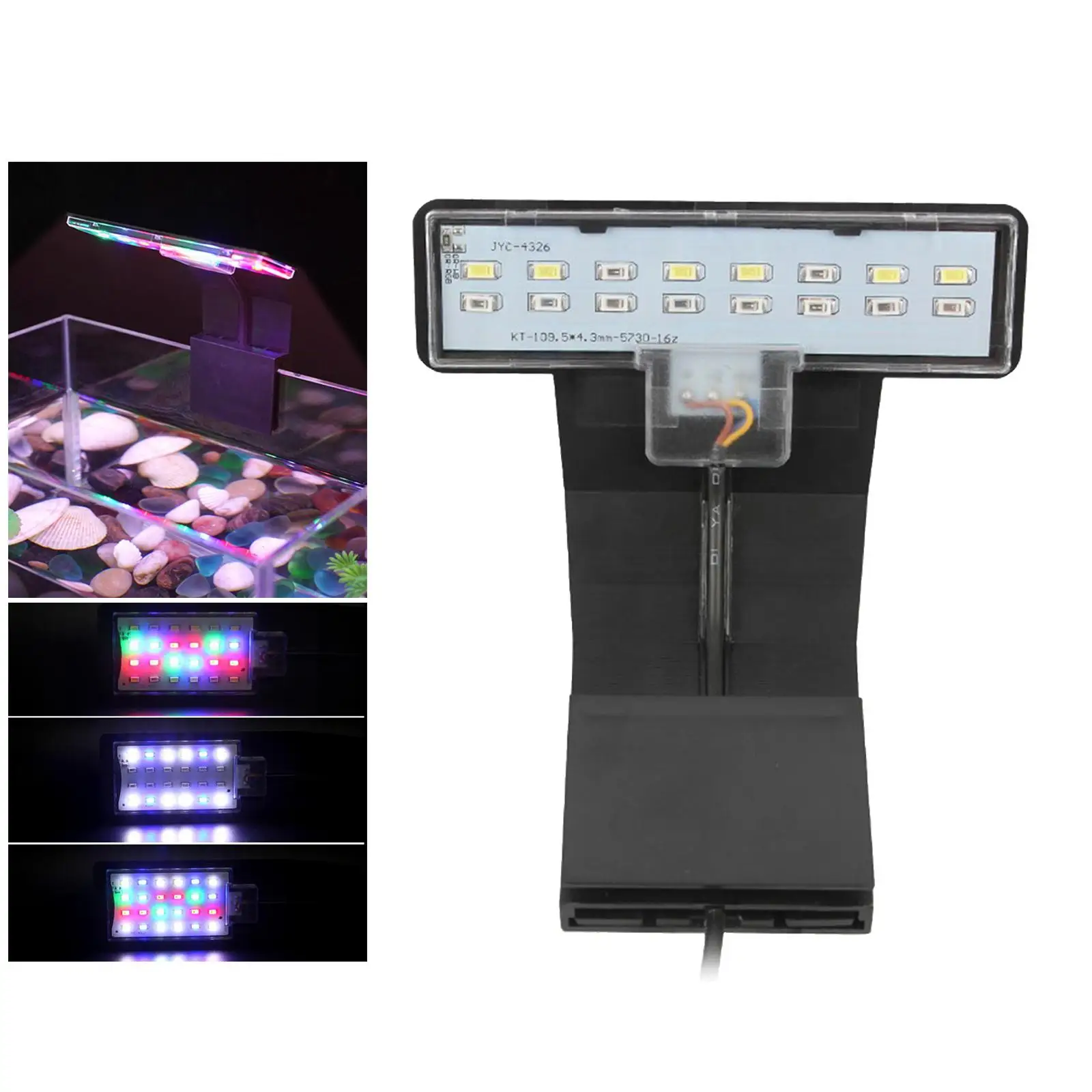 Clip on LED Aquariums Light Co - đánh giá và giá Aquarium Marine Color