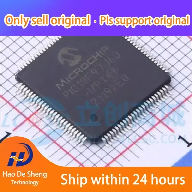 10PCS/LOT  PIC18F97J60-I/PT PIC18F97J60 TQFP100 New Original In Stock