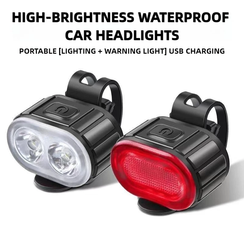 Mini Flashlight Ultra Bright Waterproof Multi Mode LED Light for Night Cycling Bicycle Taillight Mountain Bike Accessories