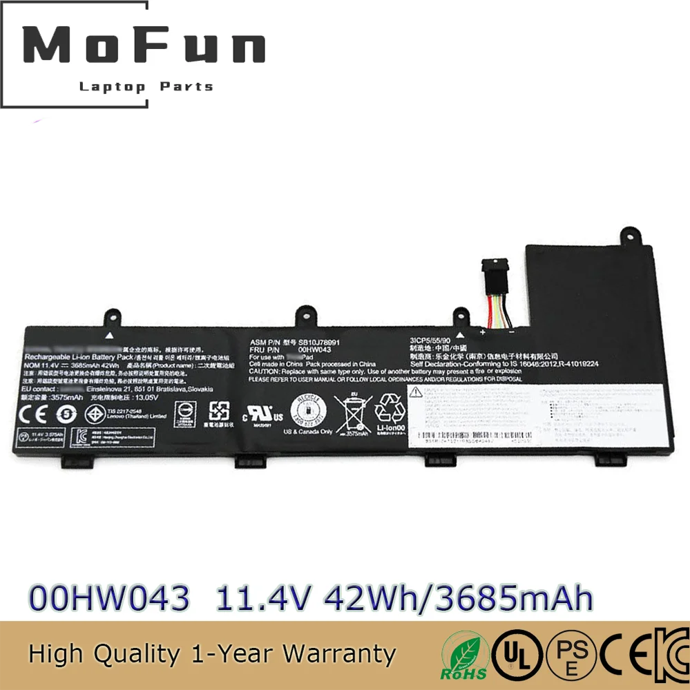 Original 00HW044 Battery For Lenovo ThinkPad Yoga 11e 20GC 20LQ 00HW042 00HW043