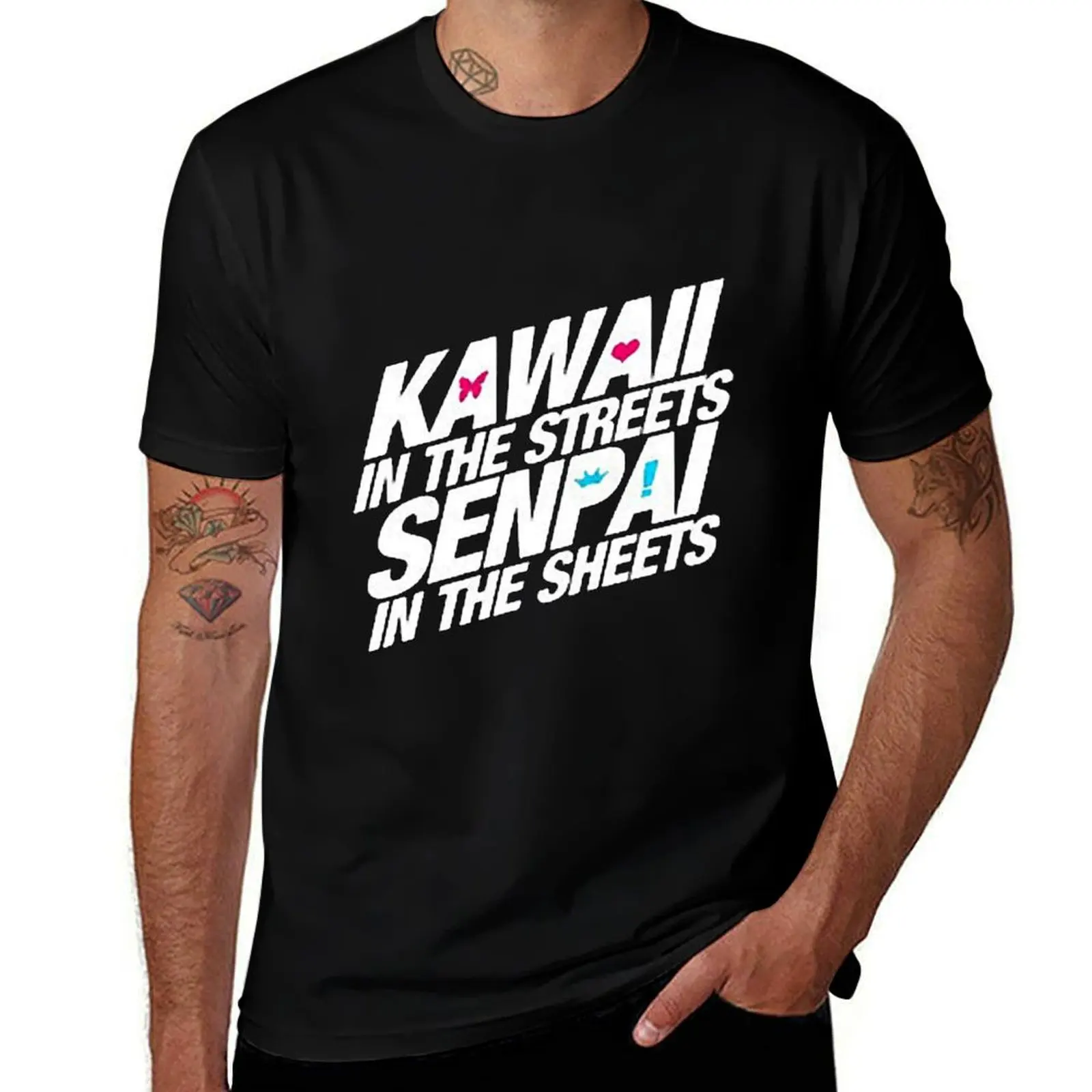 

Kawaii on the street senpai in the sheets T-Shirt t shirt for man t shirt man casual T-Shirt