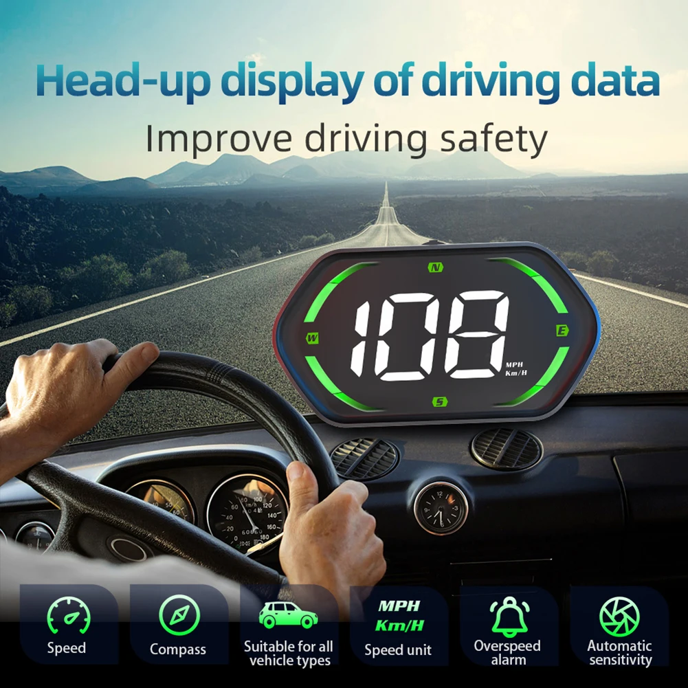 

G22 Head-Up Display GPS HUD Digital Speedometer USB Speed Meter for All Cars Trucks Motorcycle Auto Parts