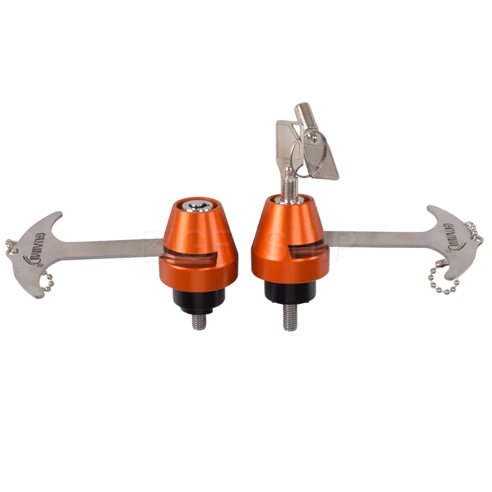 For Honda Goldwing 1800 2001 to 2020 ST1300 ST 1300 NT650 NC700JD GL1800 VFR1200F VFR 1200 Motorcycle Handlebar Ends Helmet Lock