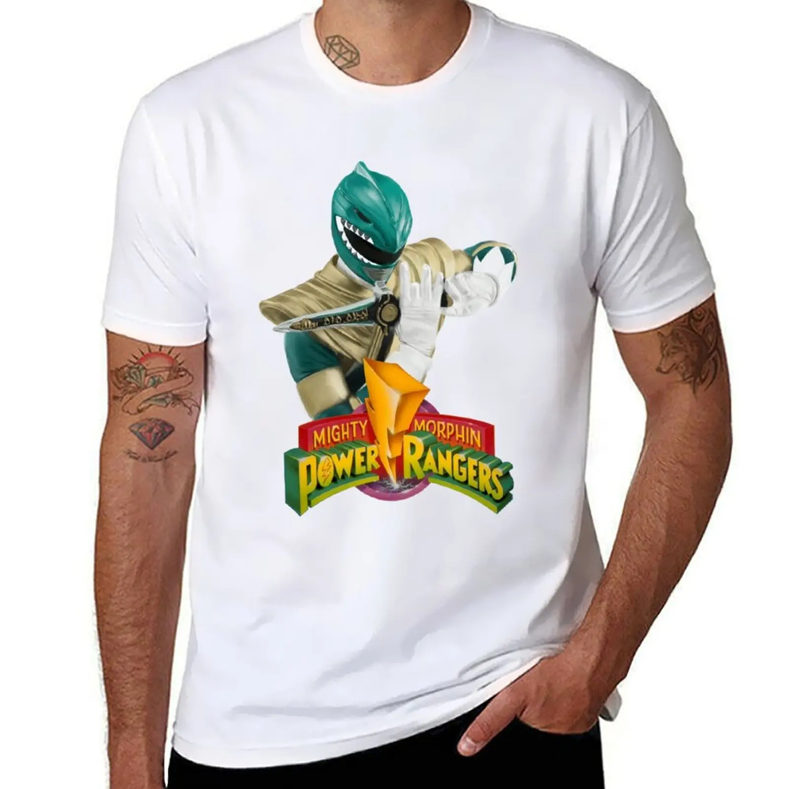 

Green Ranger T-Shirt man t shirt cotton cotton t shirts high quality T-Shirt