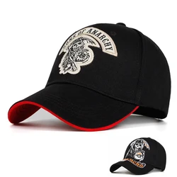 High Quality Men's Baseball Cap Embroidered Skull Snapback Hat for Men&Women Bone Gorra Casquette Brand Men Cap