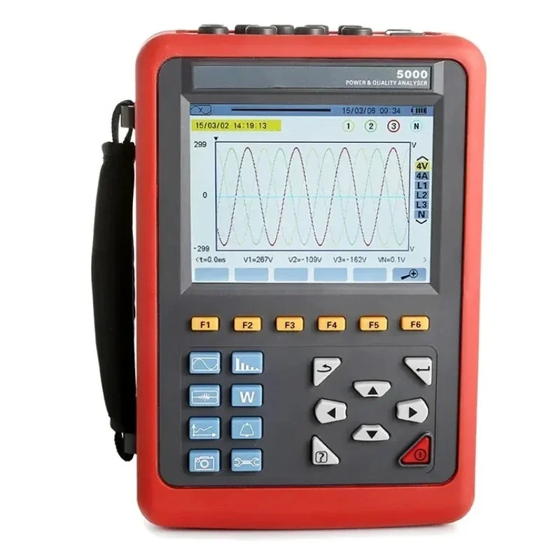ETCR5000 Digital Energy Meter 3 Phase Multi-functional Power Quality with ETCR040B Current Clamp