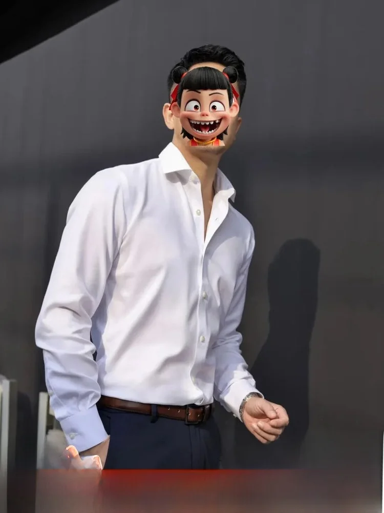 

High-End Italian Sle Men's Busin irt Modal Silk Blend Autumn Stand Fit Long Sve Casual Collar Easy Care