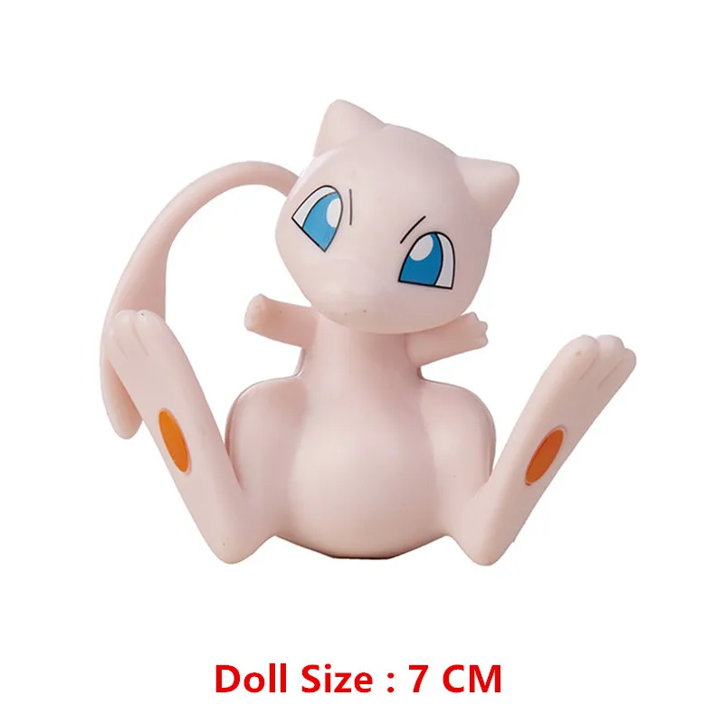 Pokemon Anime Figures Pikachu Mewtwo Flying Dragon Meowth Collection  Figure Action Toys Model Kids Birthday Gifts Bulk Buy Lot