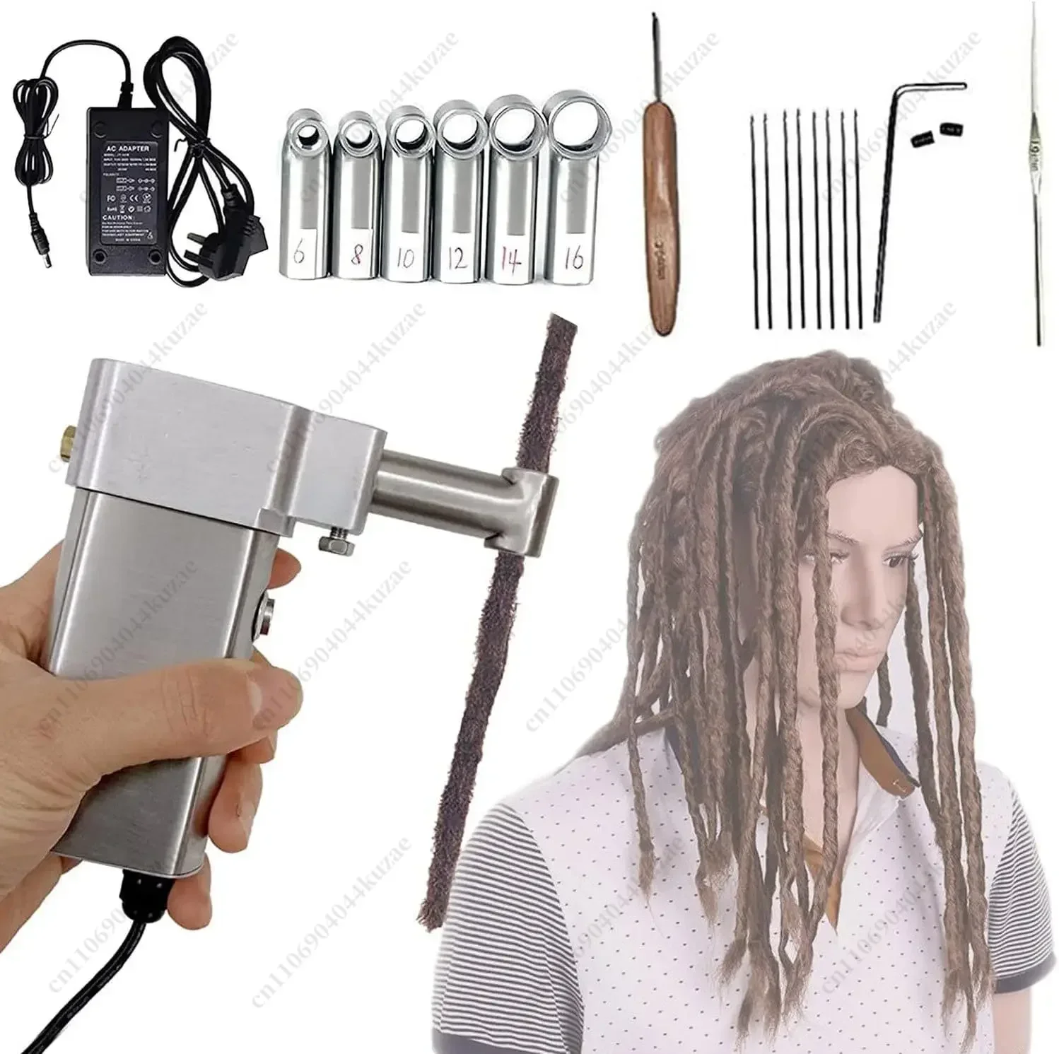 Automatic Electric Dreadlocks Machine - Chemical Fiber Compatible for Instant & Easy Locs Making