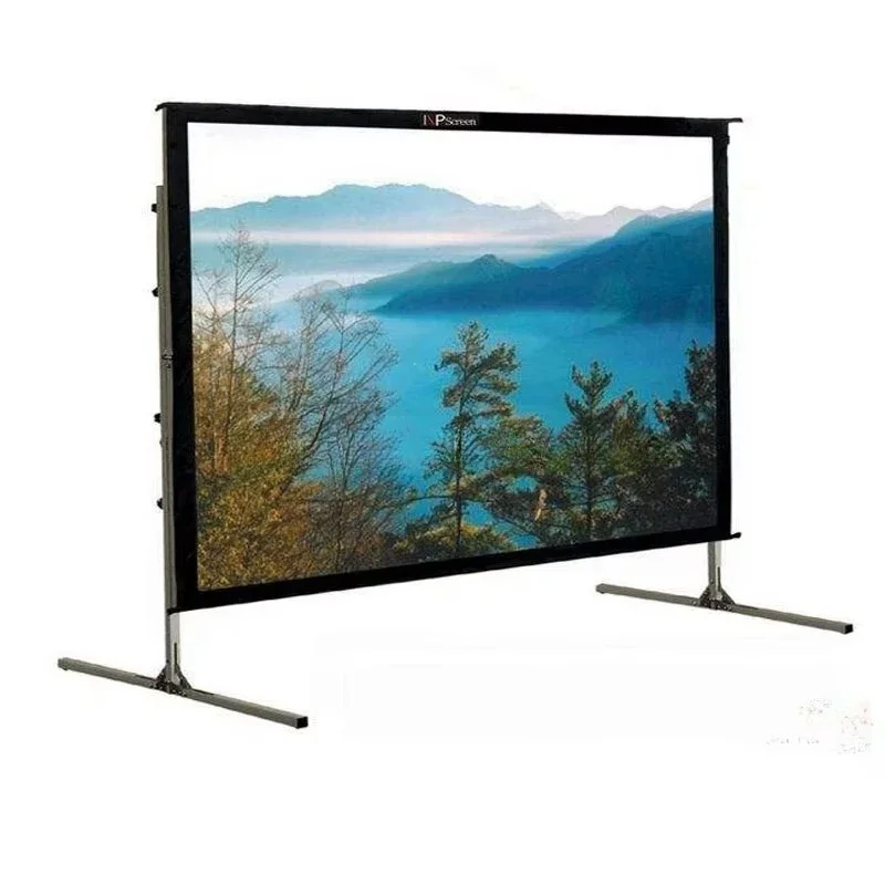 

120inch 135" 150inch 180" 200" 250" 4:3 16:9 inch Front Portable Fast Fold Projection Screen/Outdoor Foldable Projector Screen