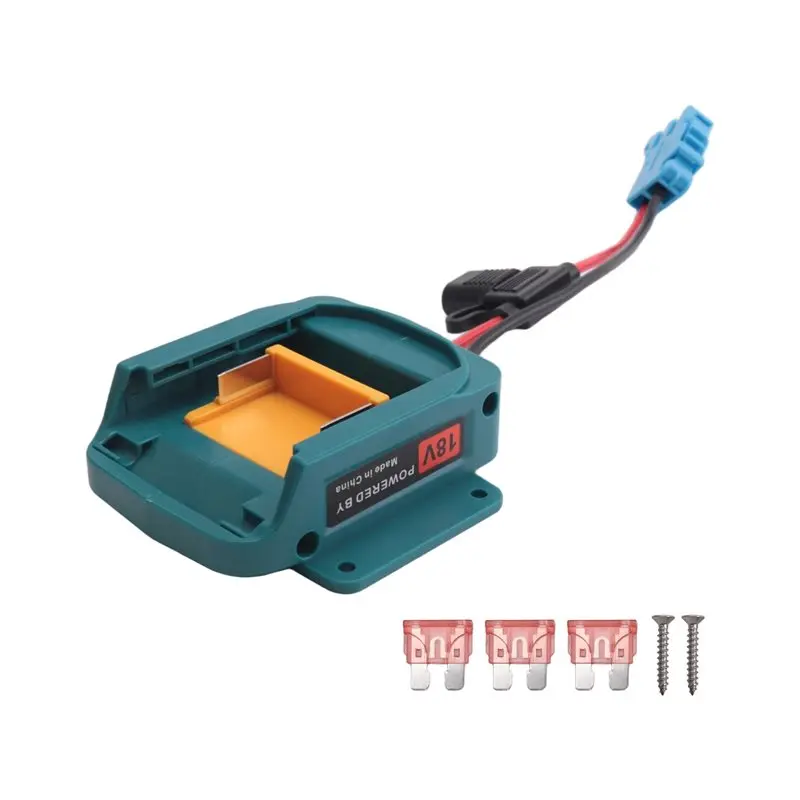 

LLCS-Power Wheel Adapter For 18V LXT Battery With Wire Harness Connector & Fuse For Peg-Perego 12 Volt Power Wheel