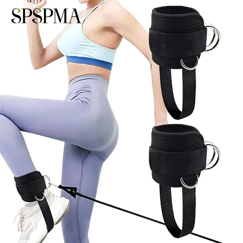 2PCS Ankle Strap for Cable Machine, Padded Ankle Straps for Cable Machine Kickbacks, Glute Workouts, Leg Extensions, Adjustable