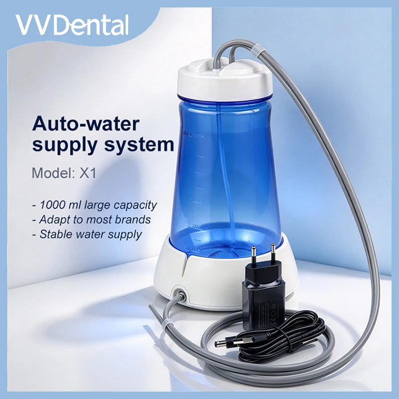 VVDental Water Bottle For Ultrasonic Scaler Machine Auto Water Supply System Large Capacity 1000ML Dentistry Accessories
