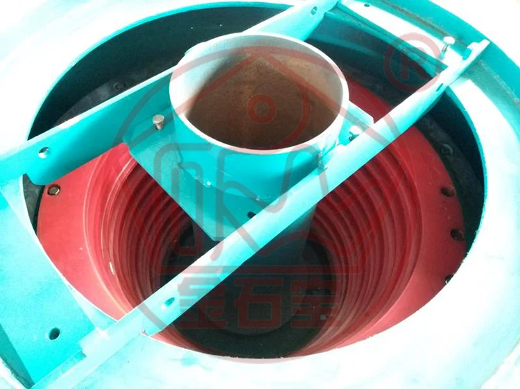 Concentratore centrifugo del sistema di recupero dell'oro fine completamente automatizzato di tipo Knelson con ciotola a cono in PU