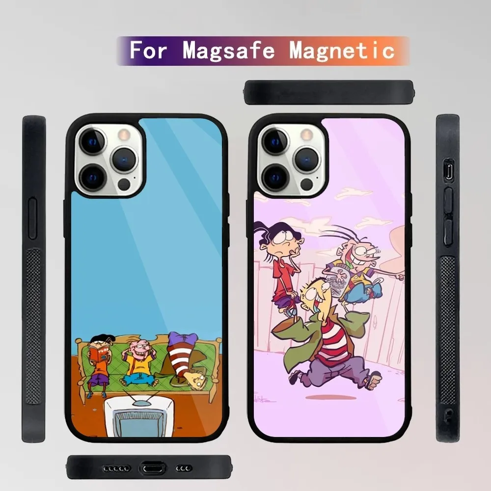 Cartoon E-Ed Edd N Eddy  Phone Case For iPhone 15,14,13,12,11,Plus,Pro,Max Mini Magsafe Magnetic Wireless Charging