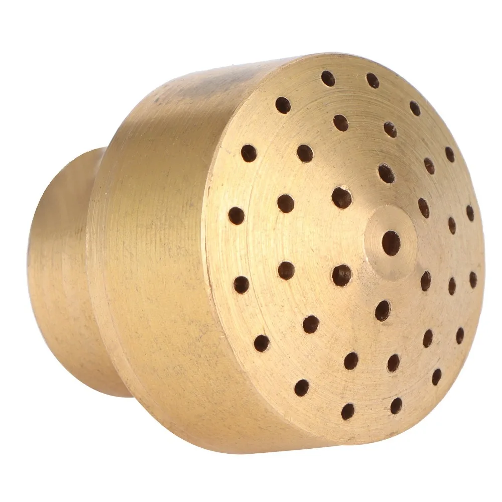 Brass Brass Fountain Nozzle Multi Hole Mushroom Fountain Sprinkler G1/2 Inch DN15 G3/4 Inch DN20 Pond Fountain Nozzle