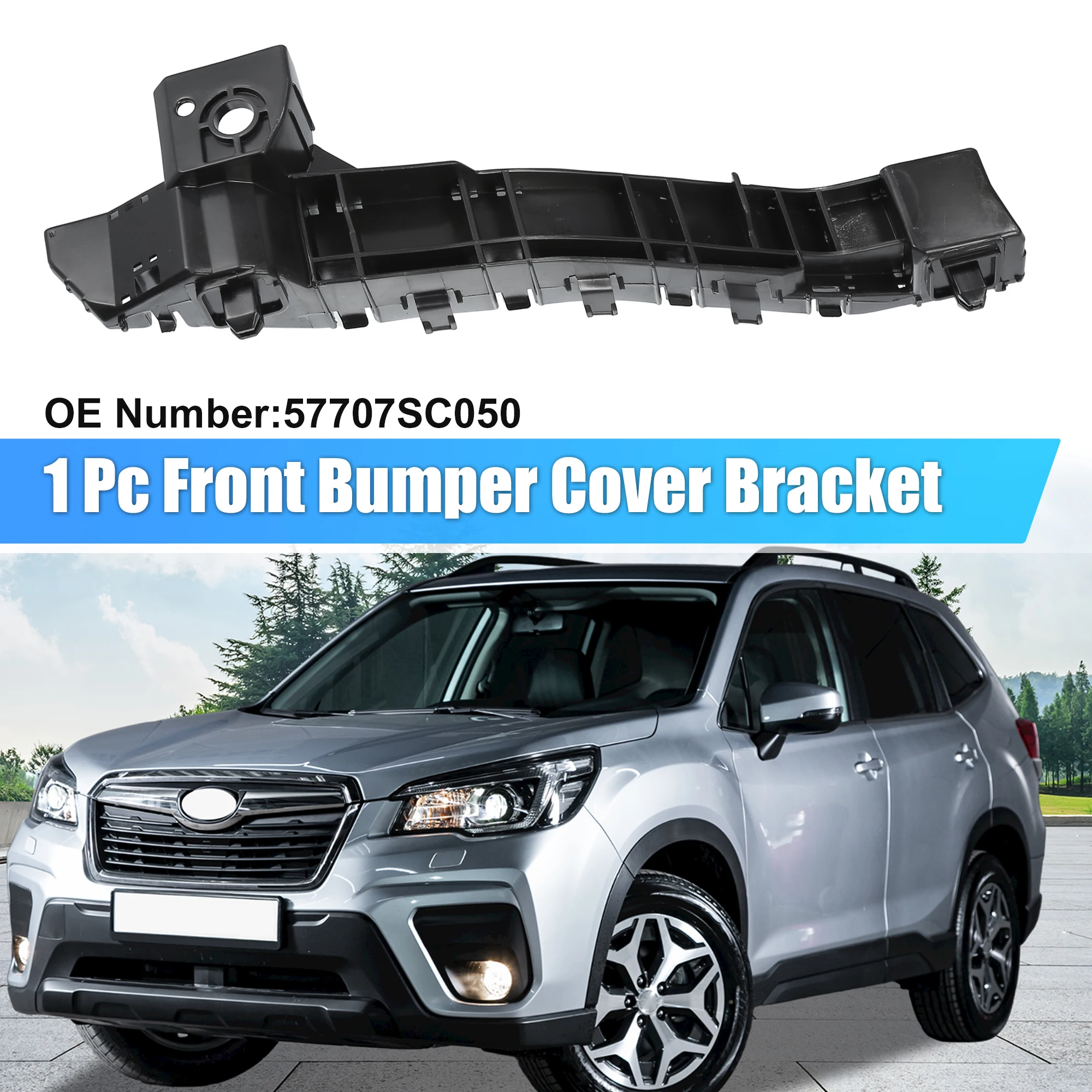 X Autohaux Front Left Bumper Cover Bracket No.57707SC050 for Subaru Forester X, X Limited, X, XT Limited, XT 2.5L H4 - Gas 2010