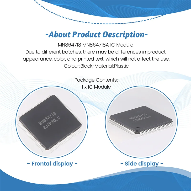 MN864718 MN864718A IC وحدة ل WIIU WII U لعبة وحدة التحكم HD إشارة رقاقة إصلاح الملحقات-[Y03A]