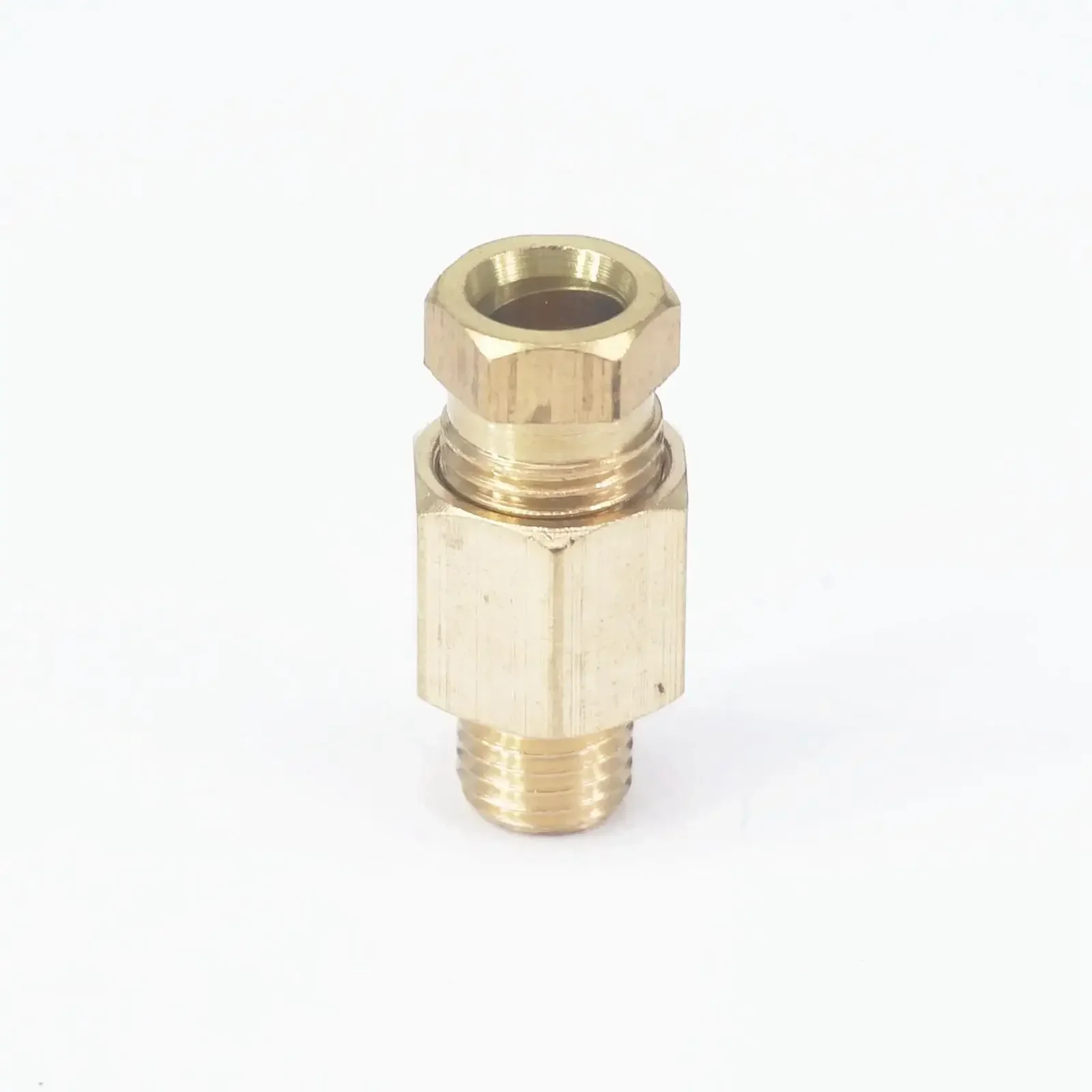 Fit Tube O.D 4/6mm-M8x1/M10x1 Male Brass Compression Connector Fitting Adapter Pipe Fitting For Lube Tubing