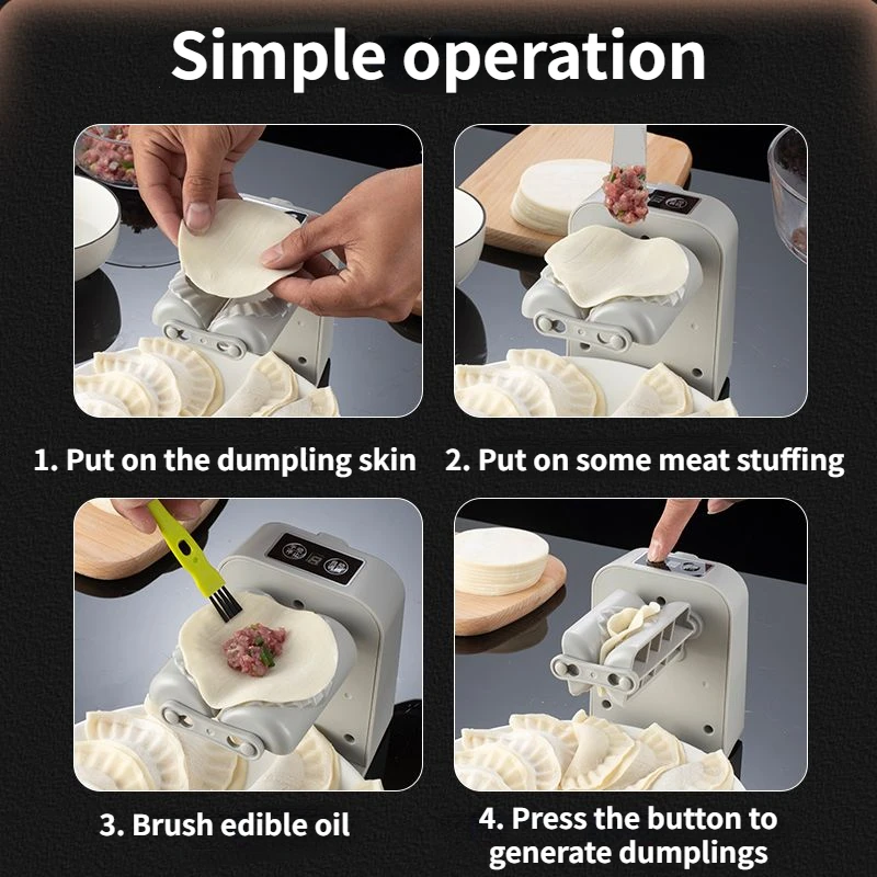 Electric Automatic Dumpling Maker Machine Lazy Must-Ravioli Making Mold Manual Dumpling Mould Baking Accessories Kitchen Tool