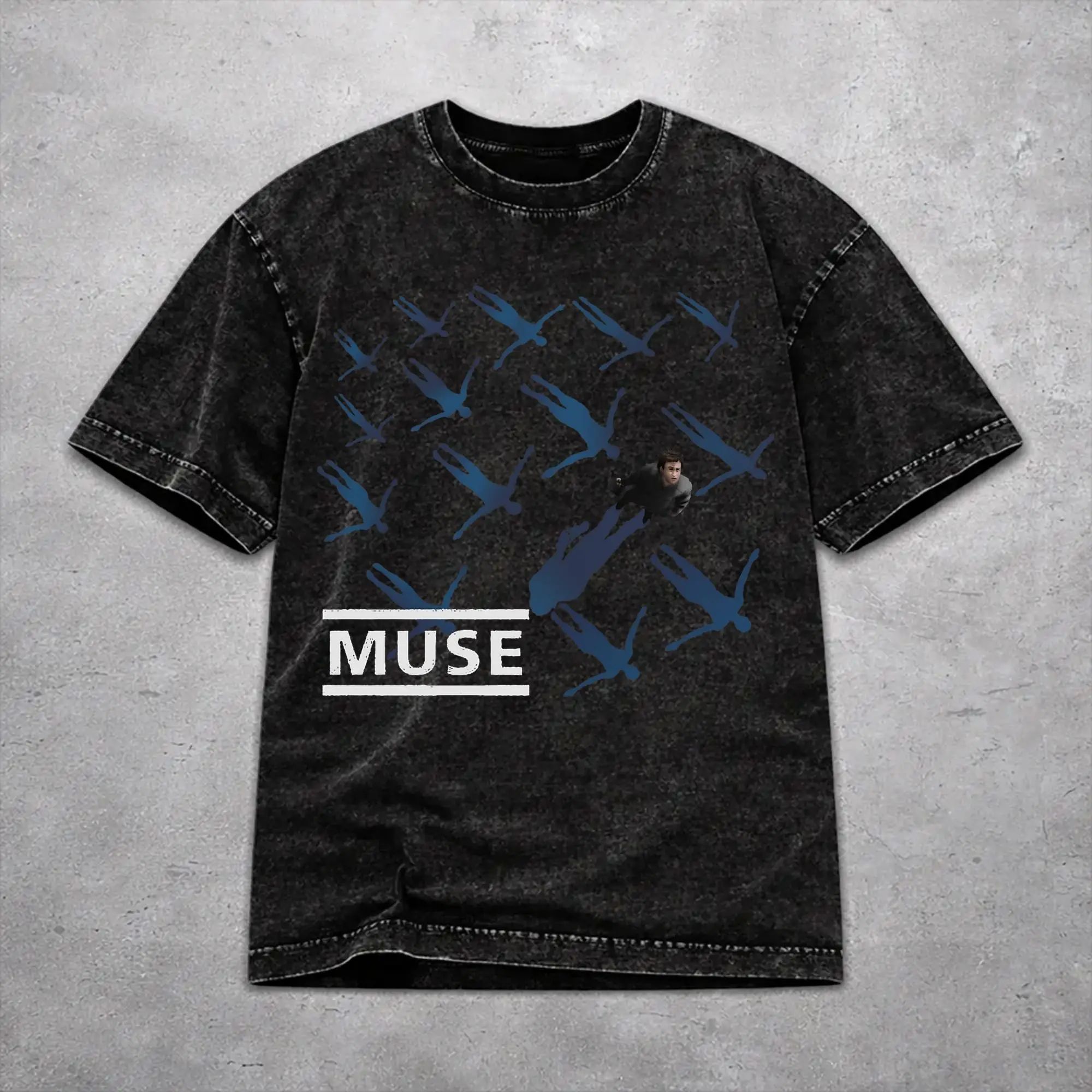Harajuku MUSE The Wow! Signal Europa Tour 2026  Merch T Shirt for Men Women  Washed Cotton Tee Shirt Clothing