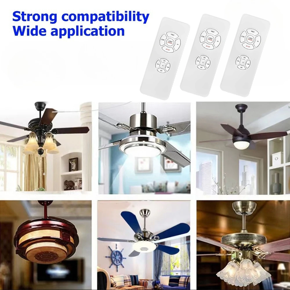 ثلاث سرعات مروحة ضوء التحكم عن بعد مروحة السقف العالمية سرعة المروحة العالمية AC110V/220 فولت تعديل توقيت وظيفة التبديل DIY بها بنفسك