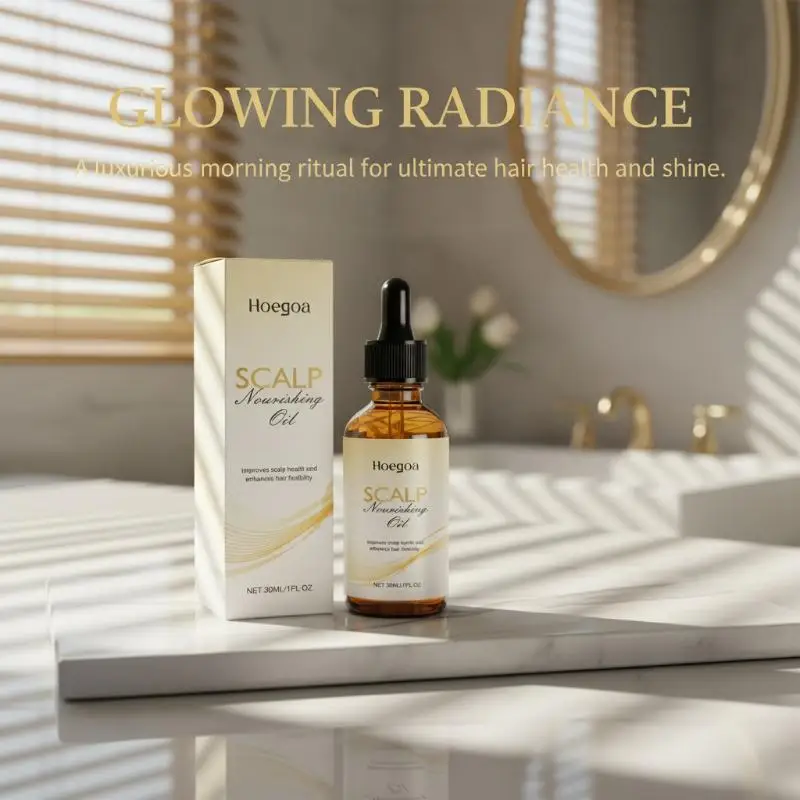 

Hoegoa Moisturizing Hair Care Essential Oil Nourishes The Scalp, Is Refreshing And Non-Greasy, And Gently Moisturizes The Hair