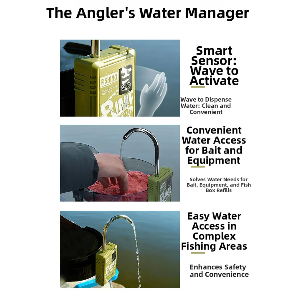 

2.4-meter Water Pipe Automatic Water Pump Hands-free Operation Combined Stone And Mesh Filter Fine Wire Mesh Filter