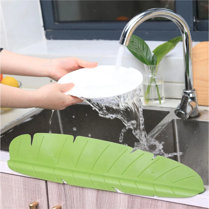 Suction Cup Baffle For Kitchen Sink, Water Barrier Supplies, Anti-Splash Baffle, Anti-Grease, Water Splash Guards-FUNN